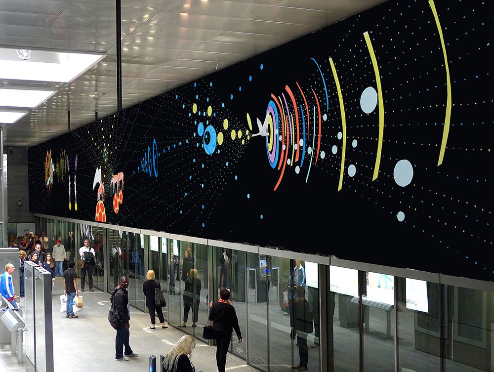 Kunst til tiden på nye metrostationer</br>Christian Schmidt Rasmussen har fået Mozart plads.</br>Foto: Christian Schmidt Rasmussen