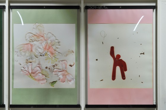 Billedserie: Forsvindingspunkt på Sydhavn Station</br>Camilla Rasborg, 'Fri Flugt', print, i udstillingen 'Forsvindingspunkt' på Sydhavn Station.</br>Foto: Jens Axel Beck