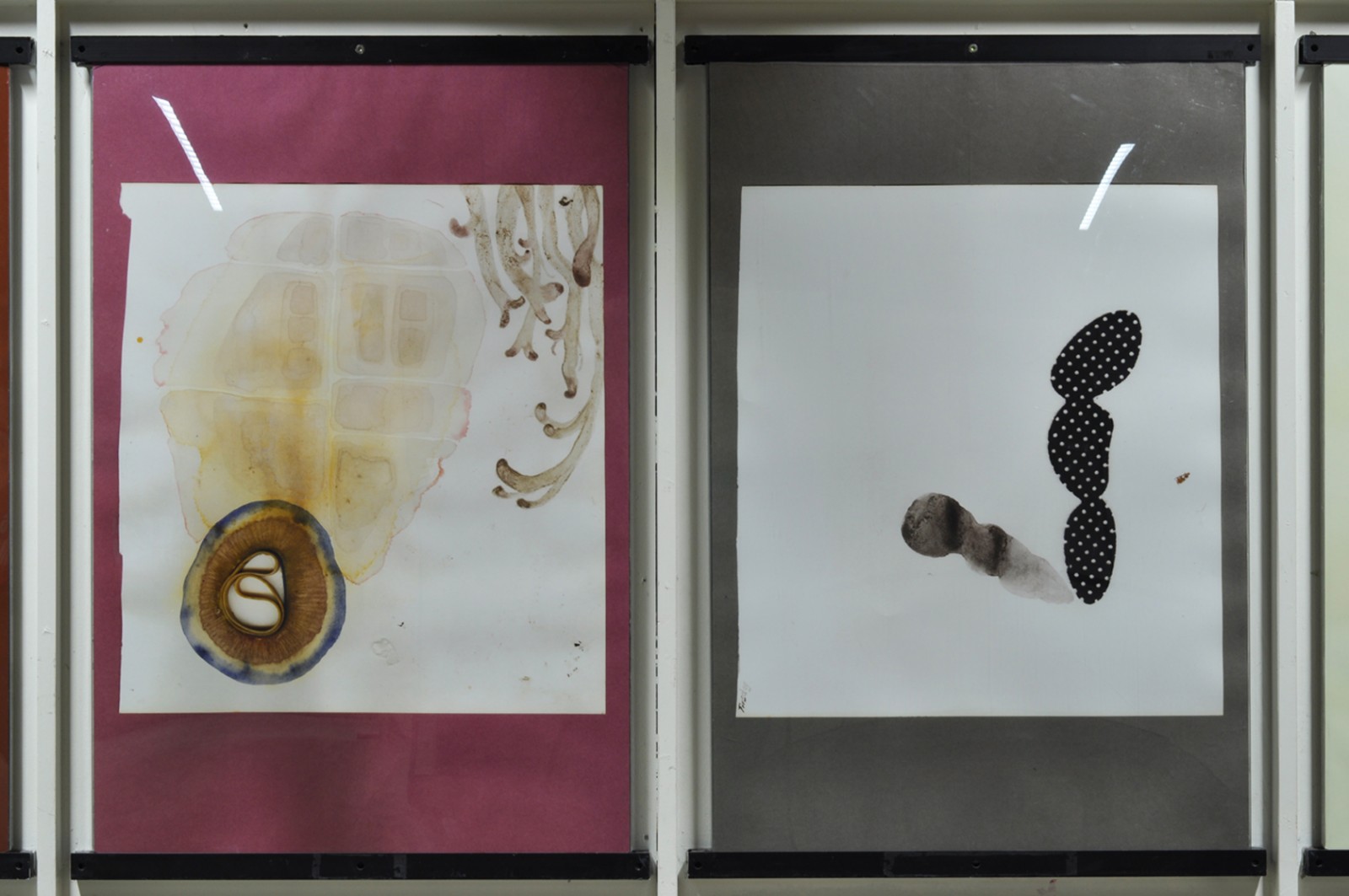 Billedserie: Forsvindingspunkt på Sydhavn Station</br>Camilla Rasborg, 'Fri Flugt', print, i udstillingen 'Forsvindingspunkt' på Sydhavn Station.</br>Foto: Jens Axel Beck