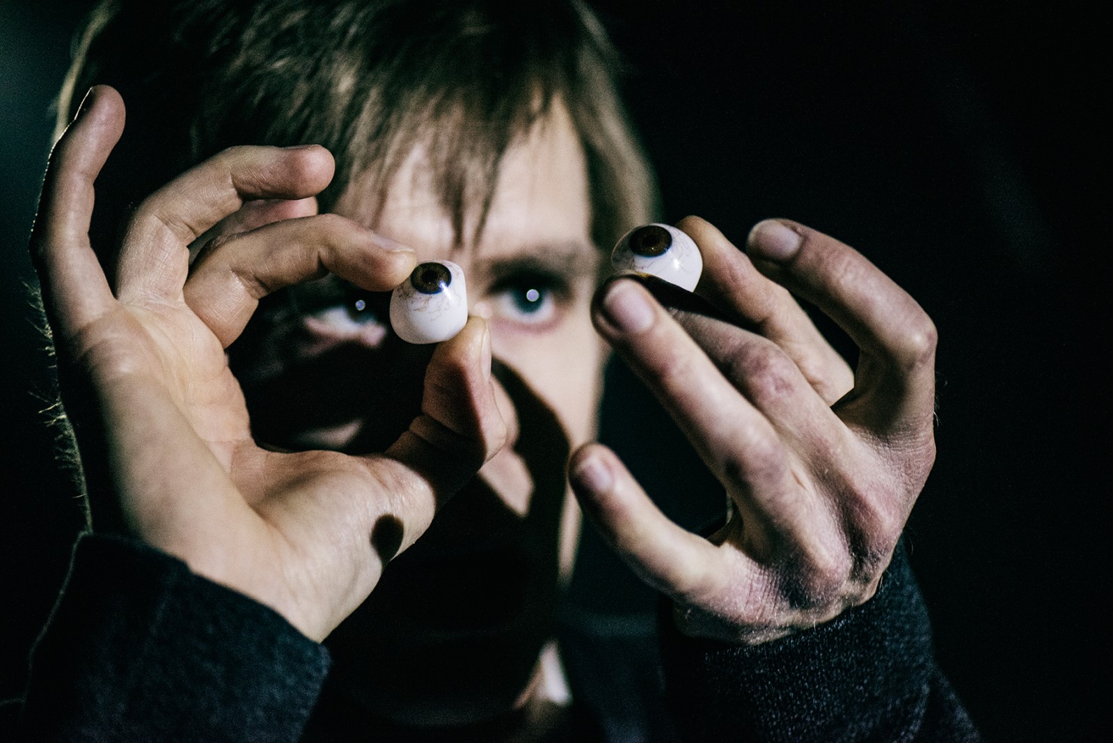 Blind mistillid og paranoia ad libitum</br>Kaldet er en psykologisk thriller på Studio på Aarhus Teater</br>Foto: Rumle Skafte